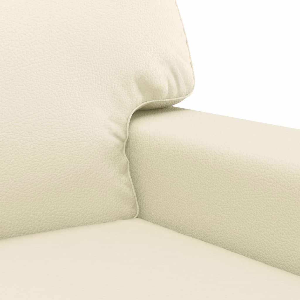 Poltrona Crema 60 Cm In Similpelle - Image 6