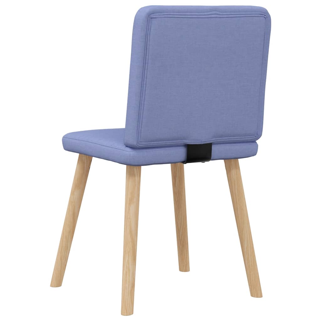 Sedie Da Pranzo 6 Pz Blu Jeans In Tessuto - Image 6