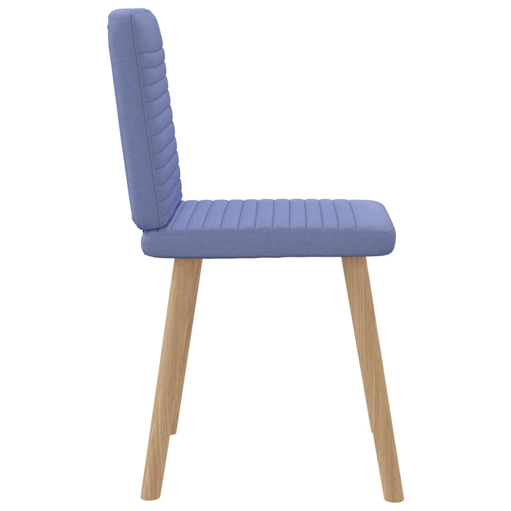 Sedie Da Pranzo 6 Pz Blu Jeans In Tessuto - Image 5