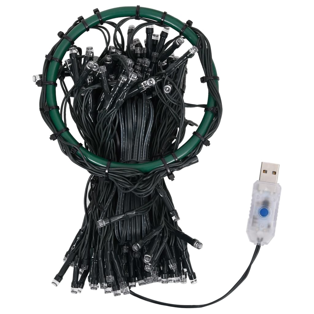 Rete Di Luce Per Albero Di Natale 150 Led Bianco Freddo 150 cm - Image 4