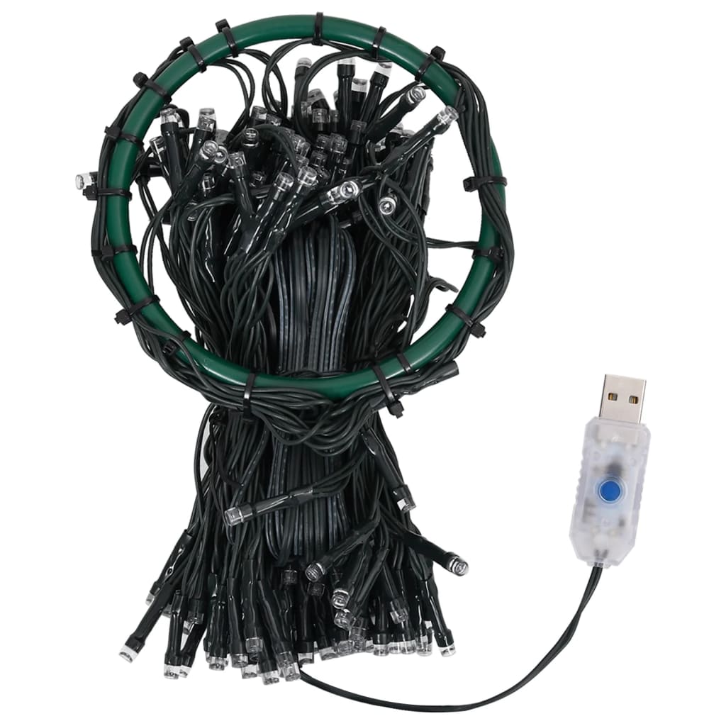 Rete Di Luce Per Albero Di Natale 250 Led Bianco Freddo 250 cm - Image 5
