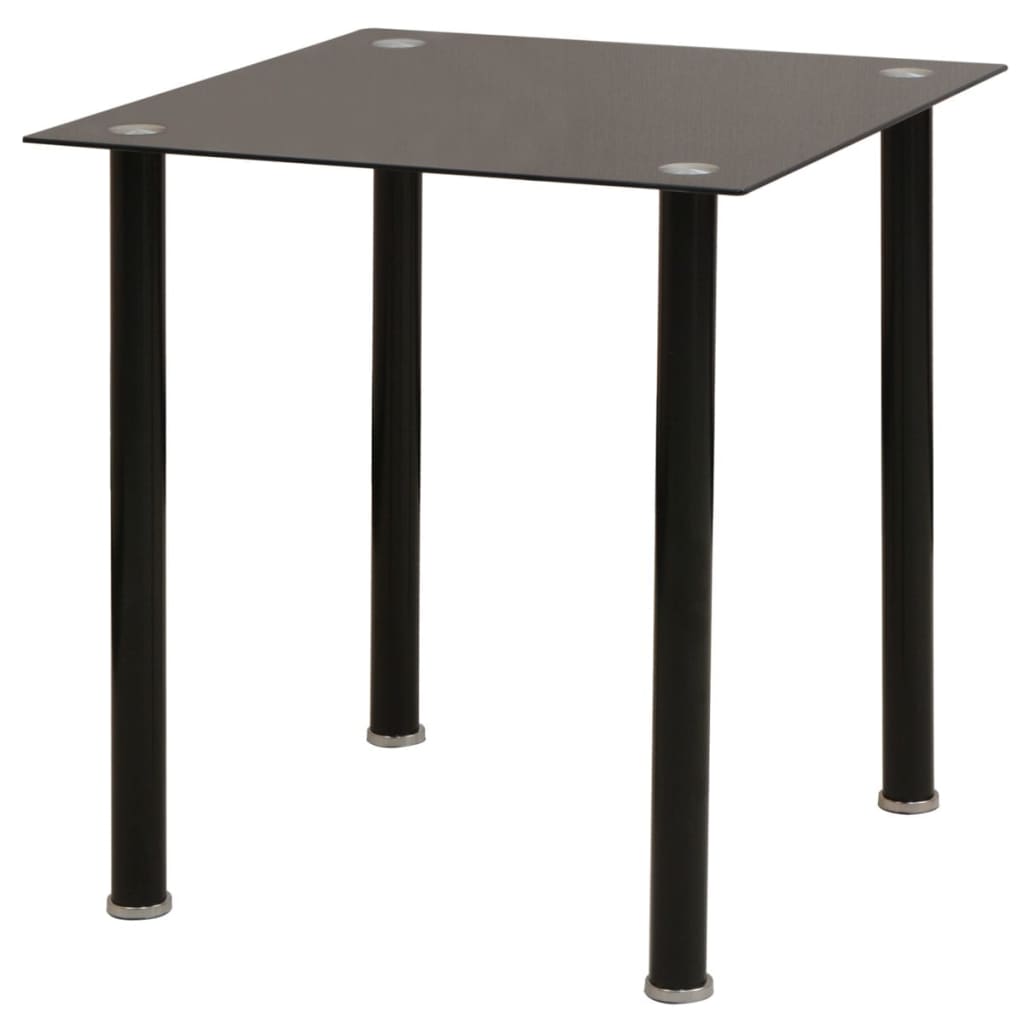 Set Tavolo E Sedie Da Pranzo 5 Pz Nero