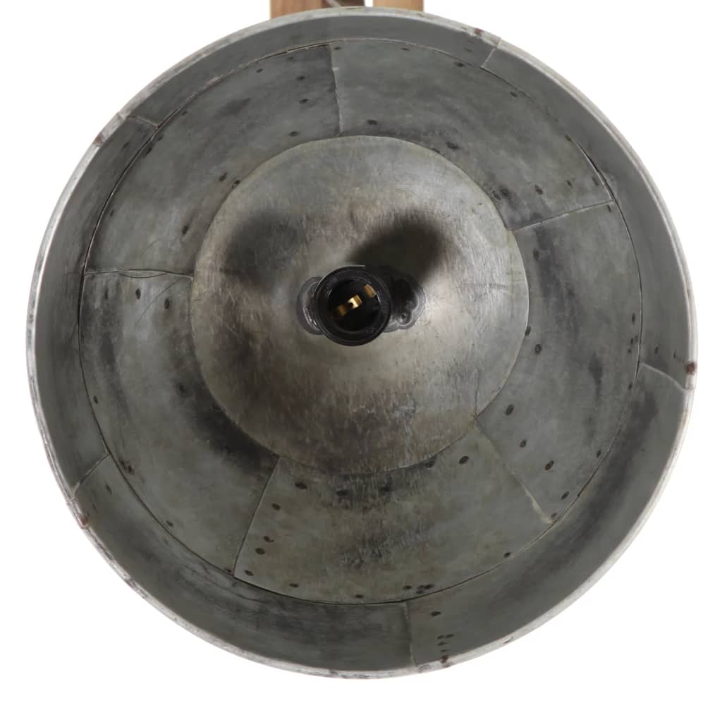 Lampada Da Soffitto 25 W Argento Vintage 105x30x65-108cm E27 - Image 4