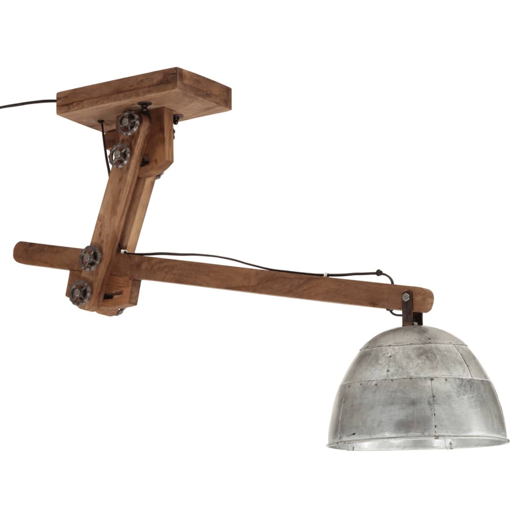 Lampada Da Soffitto 25 W Argento Vintage 105x30x65-108cm E27