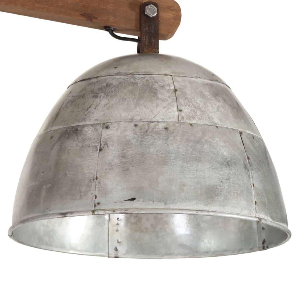 Lampada Da Soffitto 25 W Argento Vintage 105x30x65-108cm E27 - Image 5