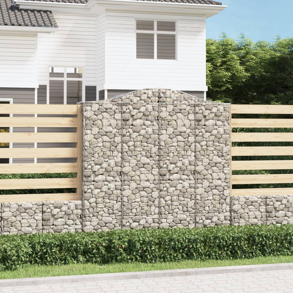Cesti Gabbioni Ad Arco 3 Pz 200x50x200/220 Cm Ferro Zincato
