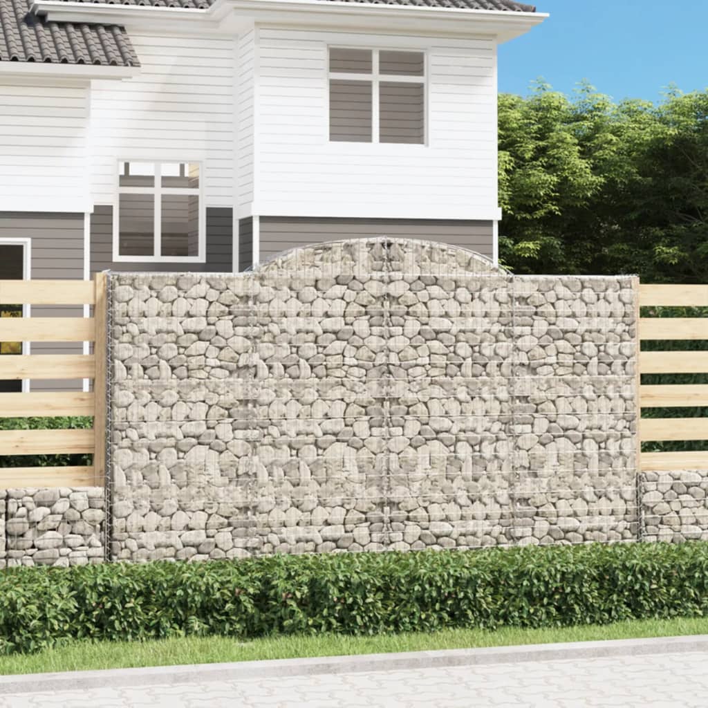Cesti Gabbioni Ad Arco 3 Pz 300x30x180/200 Cm Ferro Zincato