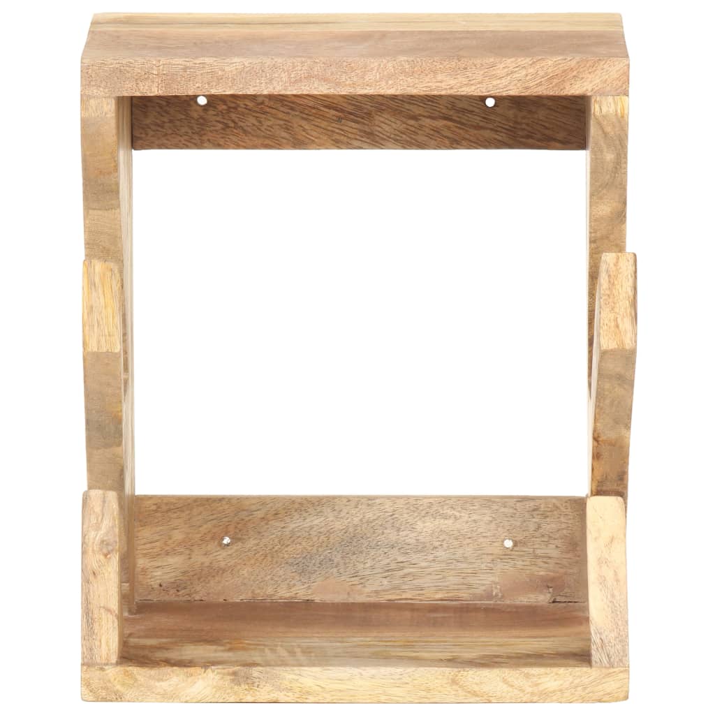 Supporto Skateboard Da Parete 25x20x30 Cm In Legno Di Mango