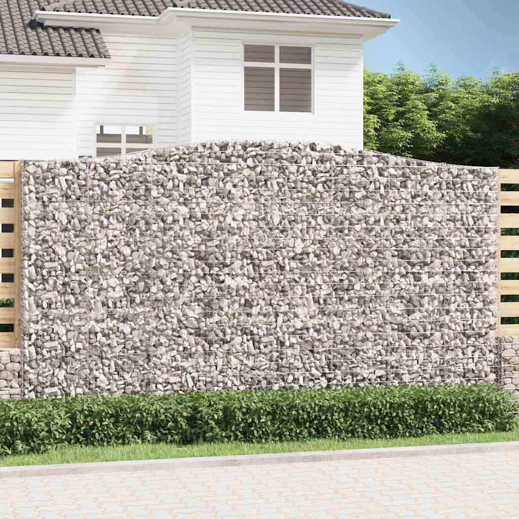 Cesti Gabbioni Ad Arco 6 Pz 400x50x220/240 Cm Ferro Zincato