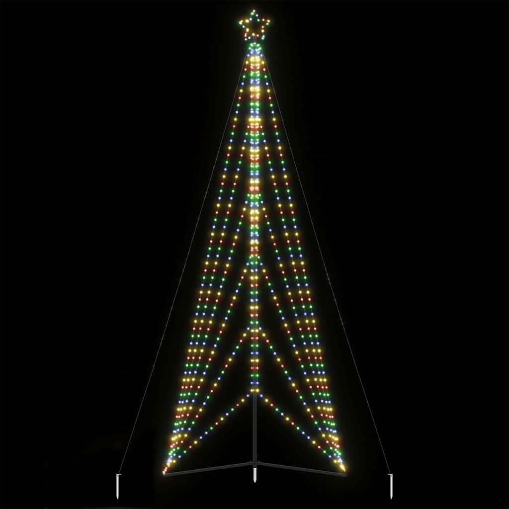 Albero Di Natale A Led 861 Led Colorato 478 cm