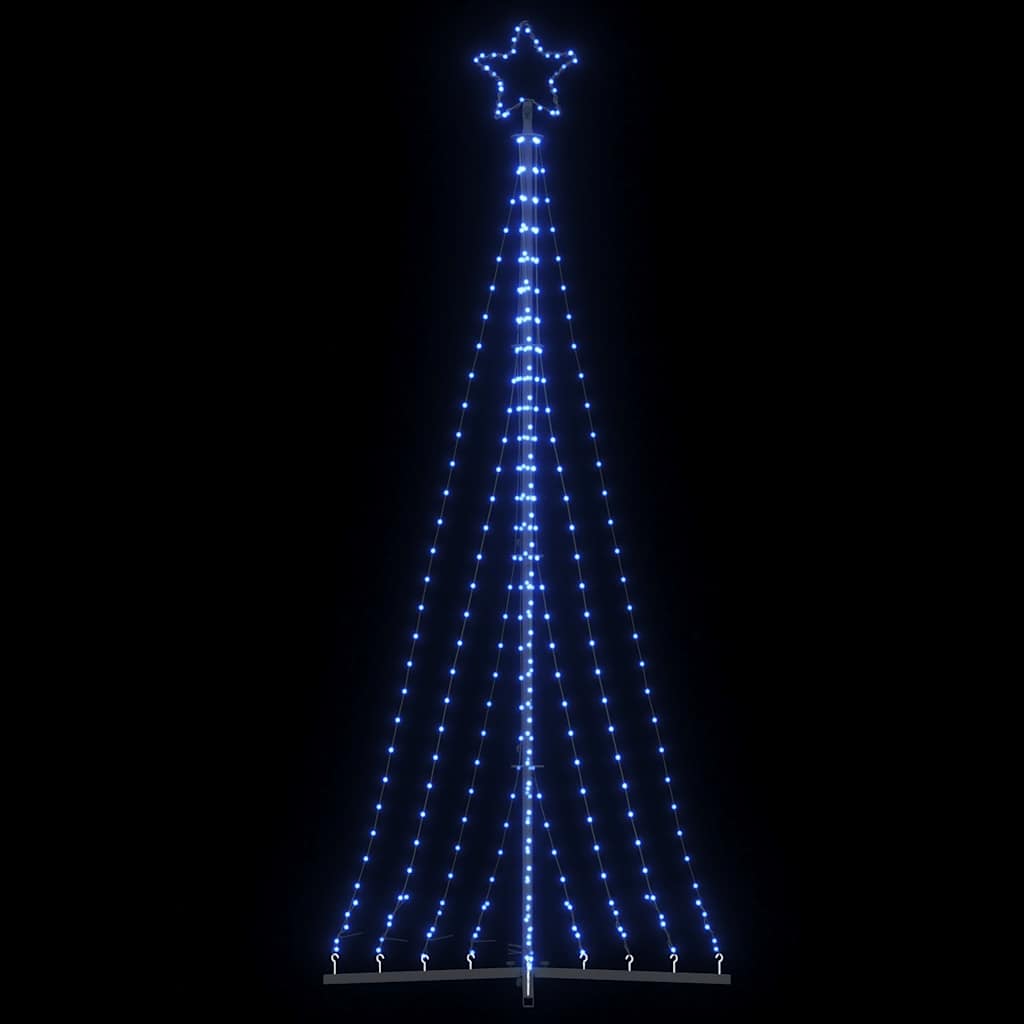 Albero Di Natale A Led 447 Led Blu 249 cm