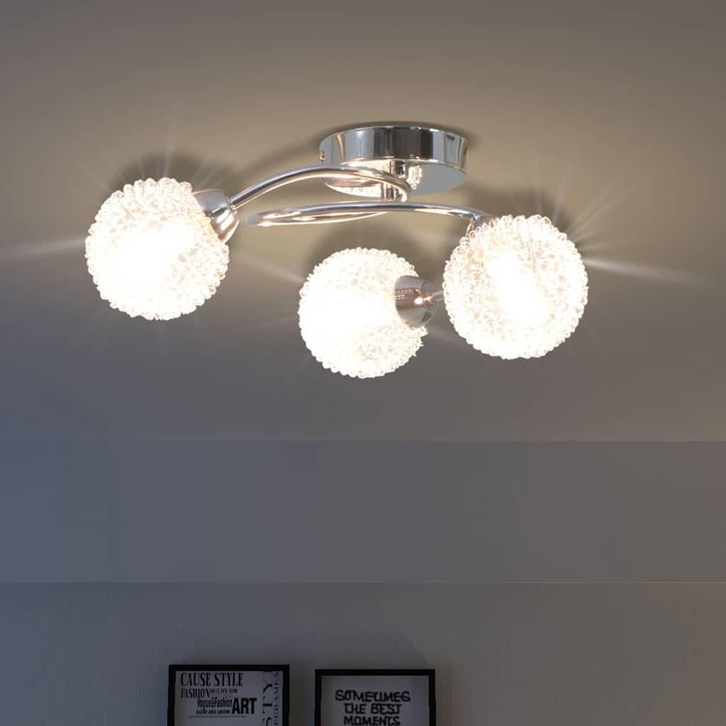 Lampadario Da Soffitto Con 3 Lampadine Led G9 120 W