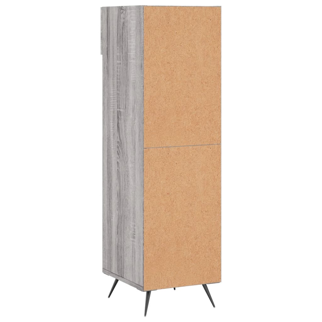 Scarpiera Grigio Sonoma 30x35x105 Cm In Legno Multistrato - Image 6