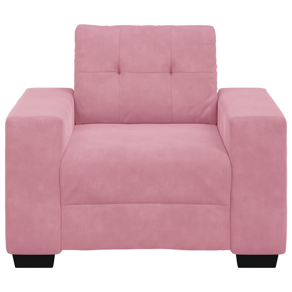 Divano Sedia Rosa 60 Cm Velluto - Image 4