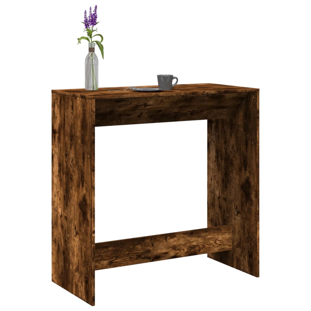 Tavolo Bar Rovere Artigianale 102x50x103,5 Cm Legno Multistrato