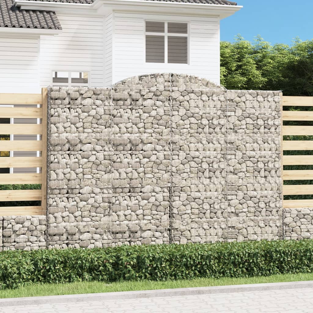 Cesti Gabbioni Ad Arco 5 Pz 300x50x220/240 Cm Ferro Zincato