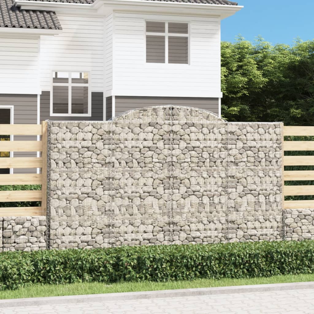 Cesti Gabbioni Ad Arco 9 Pz 300x50x180/200 Cm Ferro Zincato