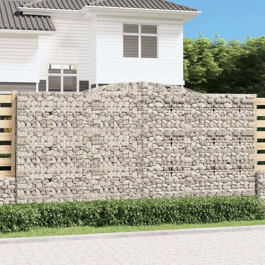 Cesti Gabbioni Ad Arco 7 Pz 400x50x200/220 Cm Ferro Zincato