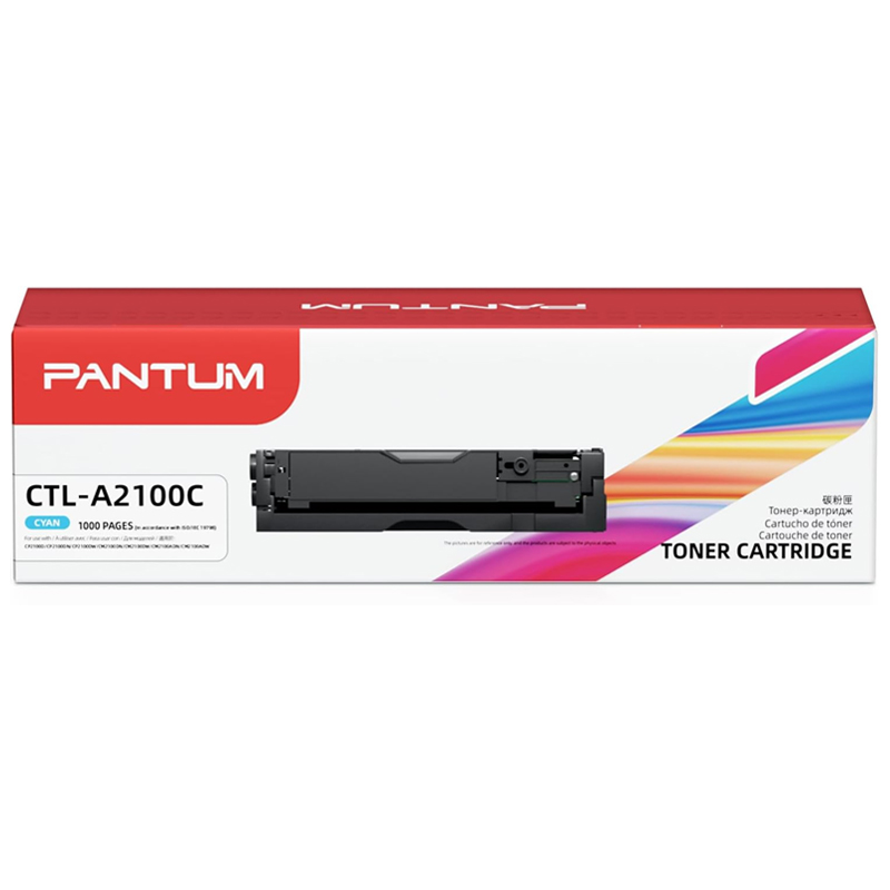 Pantum CtL-A2100c - Toner Originale - Ciano - Efficienza 1.000 Pag. X Cm2100adw (include Drum)