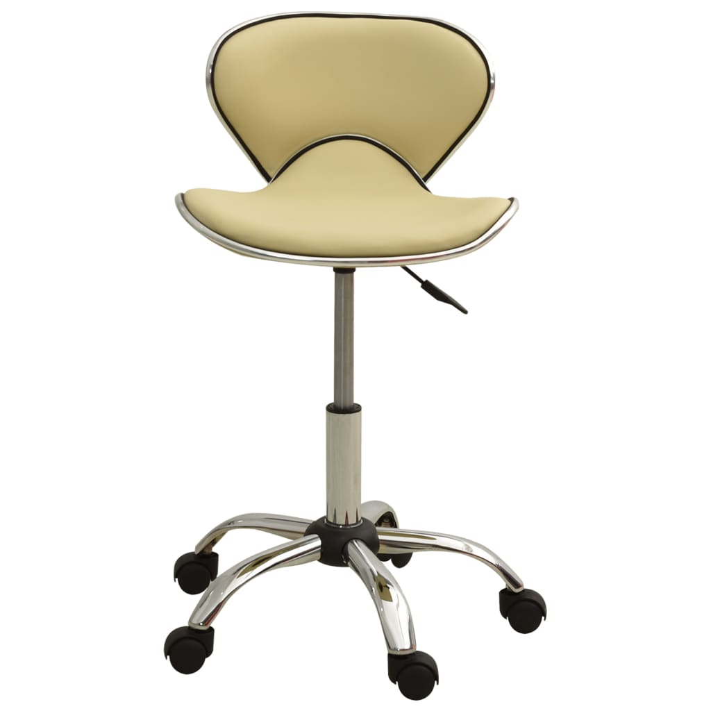 Sedia Da Ufficio Crema In Similpelle