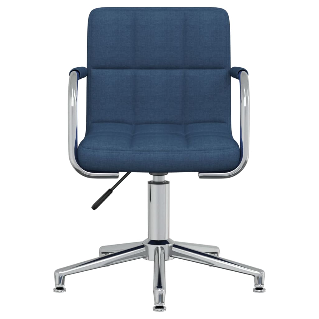 Sedia Da Ufficio Girevole Blu In Tessuto