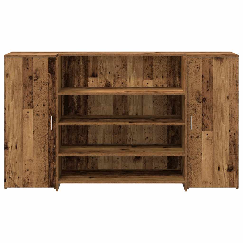Banco Reception Legno Antico 180x50x103,5 Cm Legno Multistrato - Image 5
