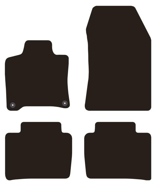 Tappeti Moquette Tailor Peugeot 408 22> (ibrida Mild)