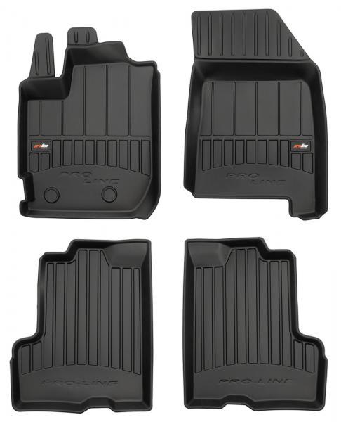 Tappeti In Tpe 3d Dacia Duster Ii 17>21 (prE-Restyling, Con Portaoggetti Sotto Il Sedile Passeggero)