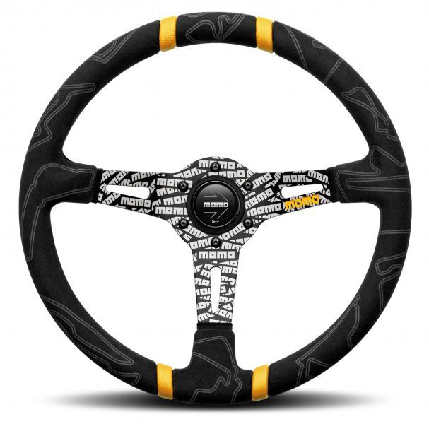 Volante Ultra Nero/giallo 350 mm