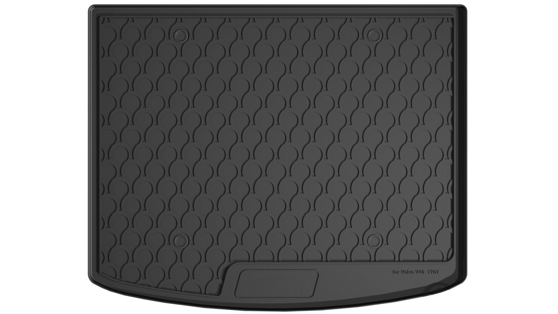 Vasca Baule Su Misura In Gomma Sintetica - Compatibile Per  Volvo V40 (07/16>05/20) Baule Alto, Euro 6 -  Volvo V40 Cross Country (01/13>05/20) Baule