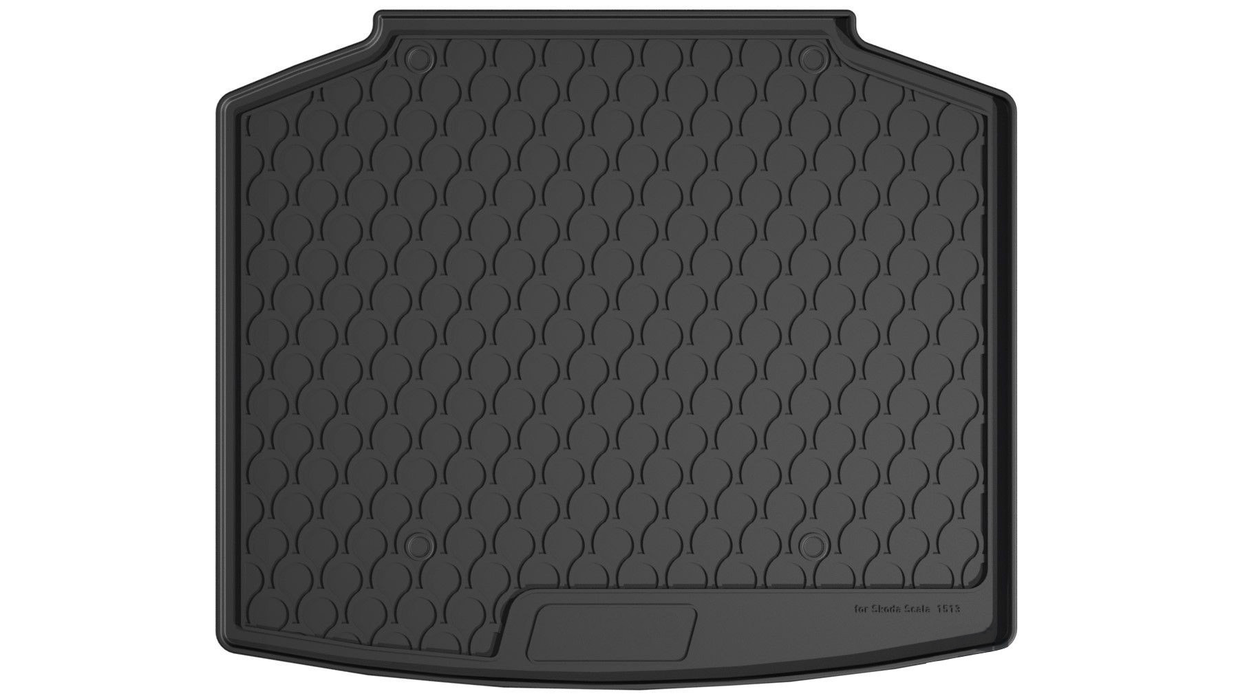 Vasca Baule Su Misura In Gomma Sintetica - Compatibile Per  Skoda Scala 5p (06/19>) Baule Basso