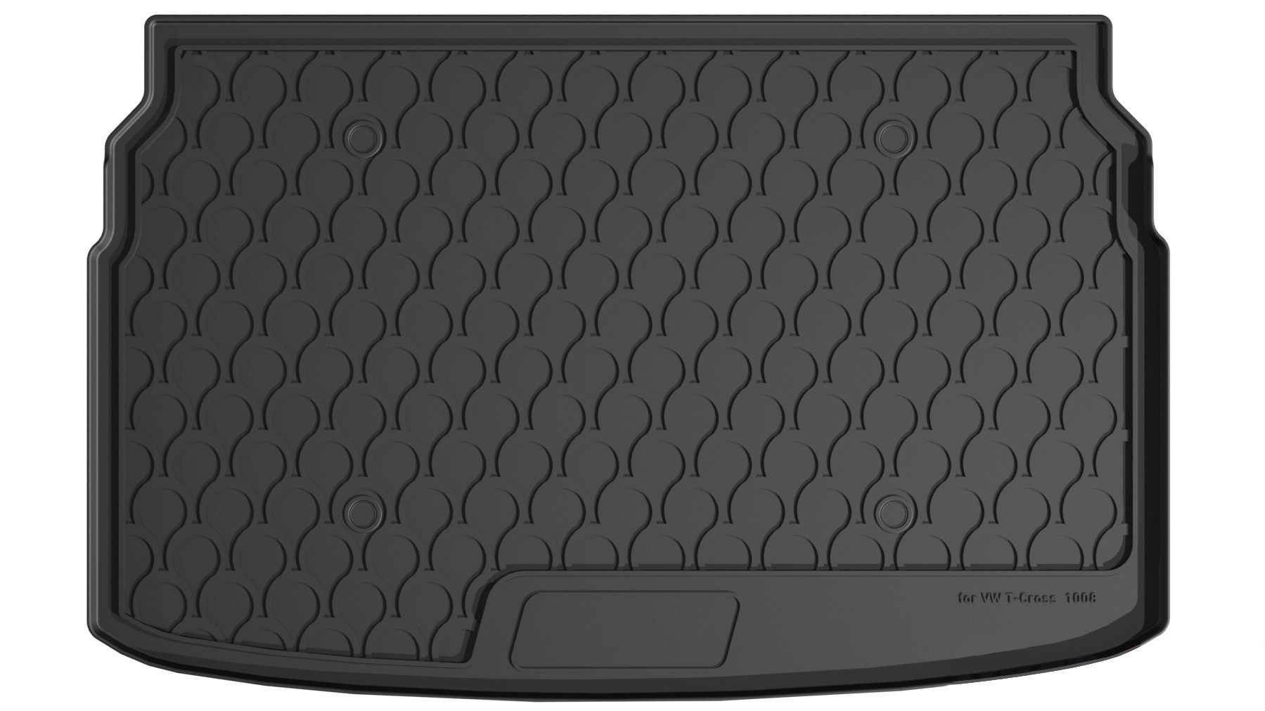 Vasca Baule Su Misura In Gomma Sintetica - Compatibile Per  Volkswagen T-Cross (04/19>) Baule Basso