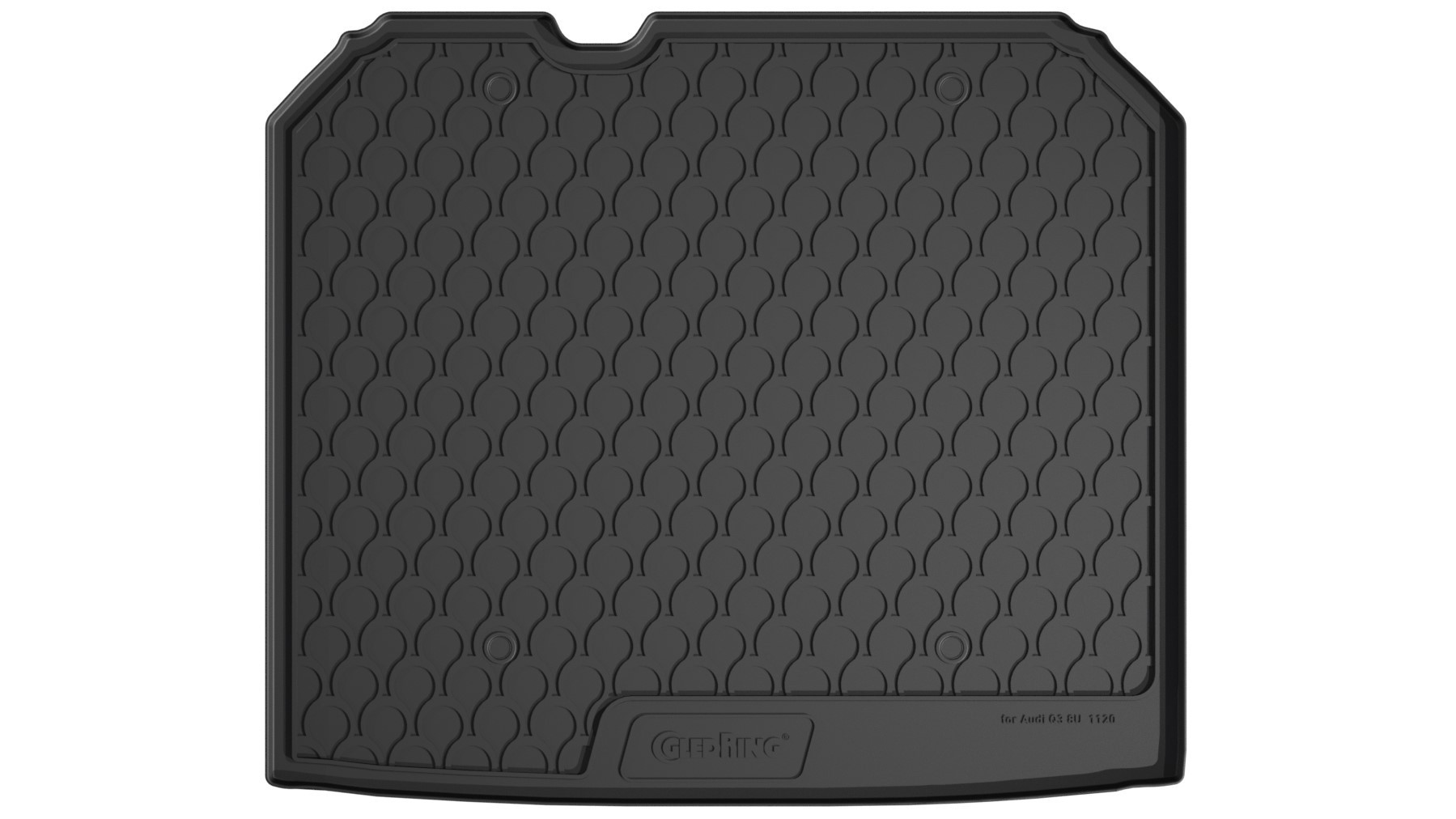 Vasca Baule Su Misura In Gomma Sintetica - Compatibile Per  Audi Q3 (10/11>12/18) Baule Alto, Con Rete