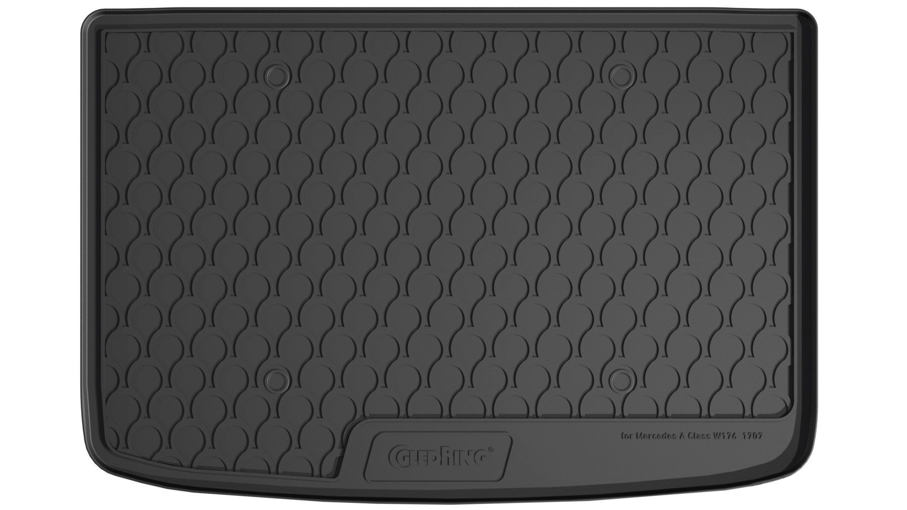 Vasca Baule Su Misura In Gomma Sintetica - Compatibile Per  Mercedes Classe A 5p (10/12>05/18)