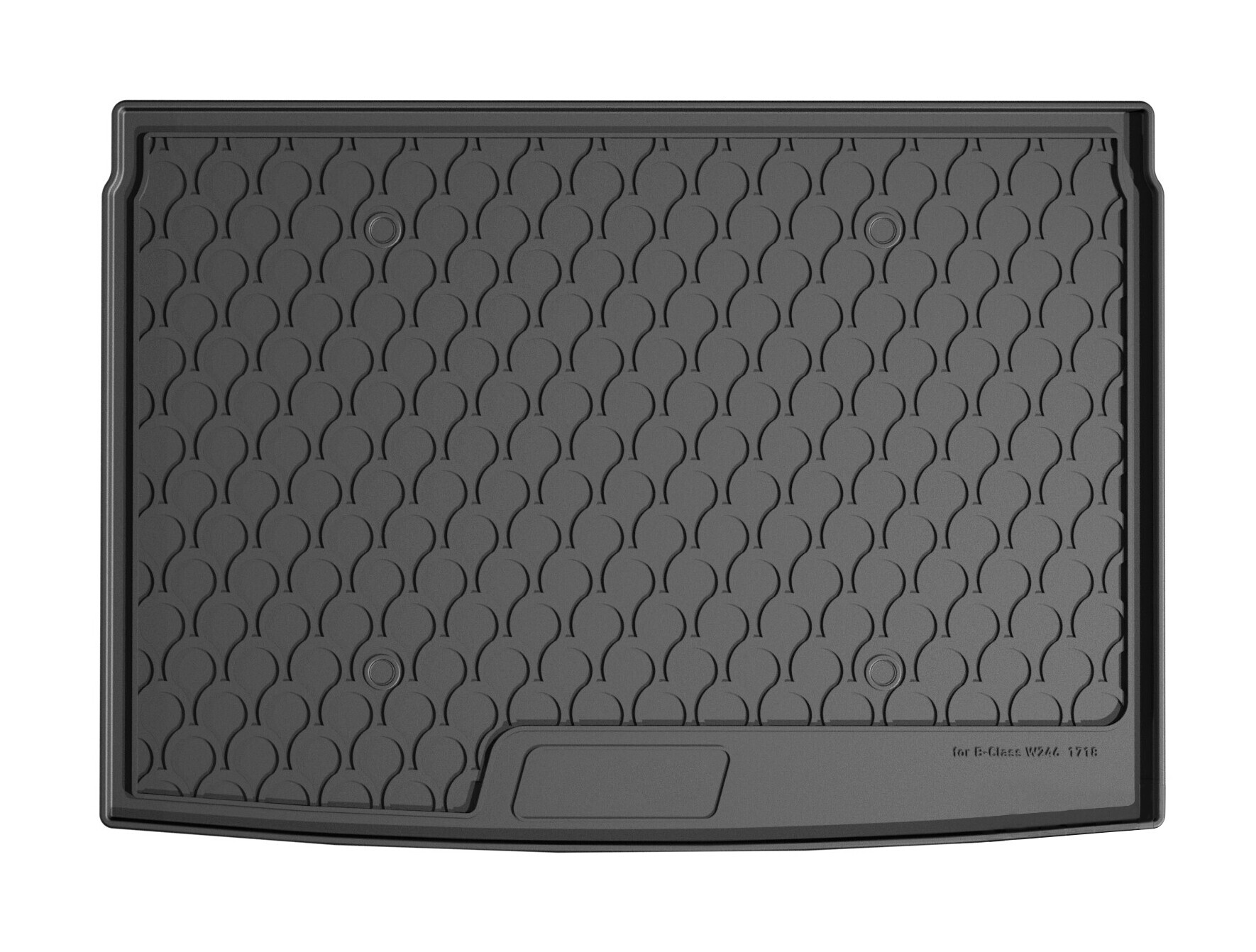 Vasca Baule Su Misura In Gomma Sintetica - Compatibile Per  Mercedes Classe B (10/11>01/19) Baule Basso