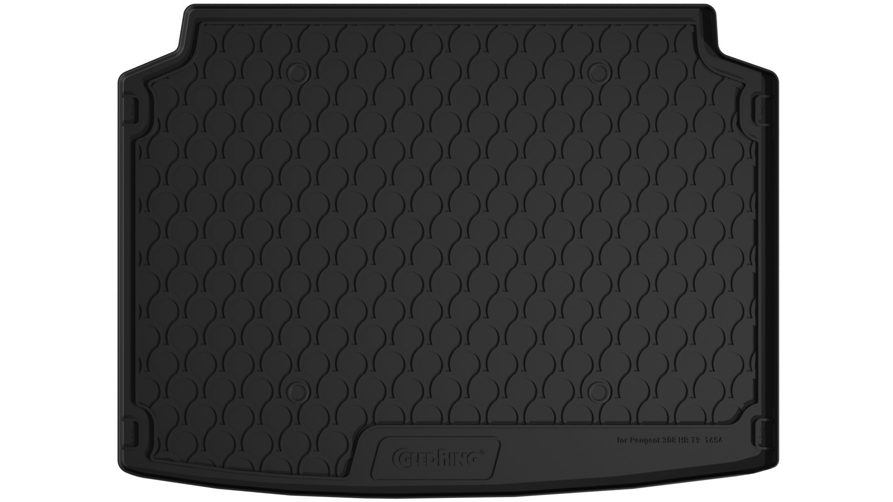 Vasca Baule Su Misura In Gomma Sintetica - Compatibile Per  Peugeot 308 5p (10/13>07/21)