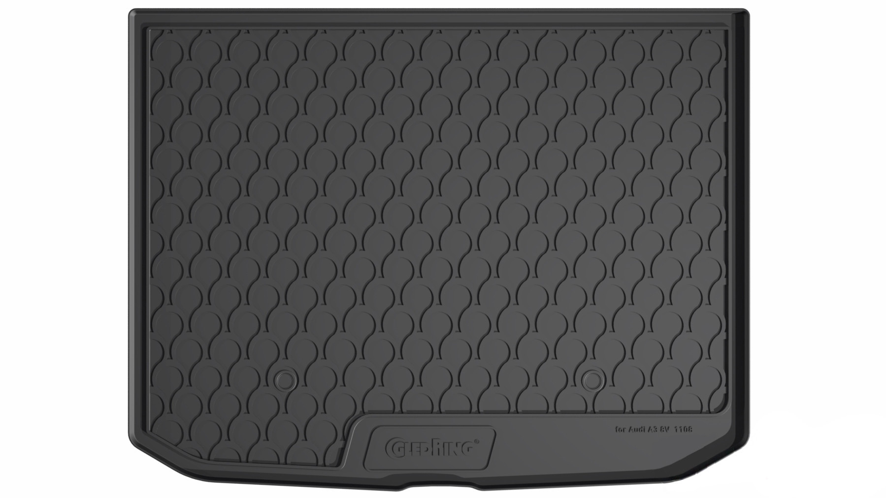 Vasca Baule Su Misura In Gomma Sintetica - Compatibile Per  Audi A3 Sportback (11/12>04/20) Baule Alto, Con Ruota Di Scorta