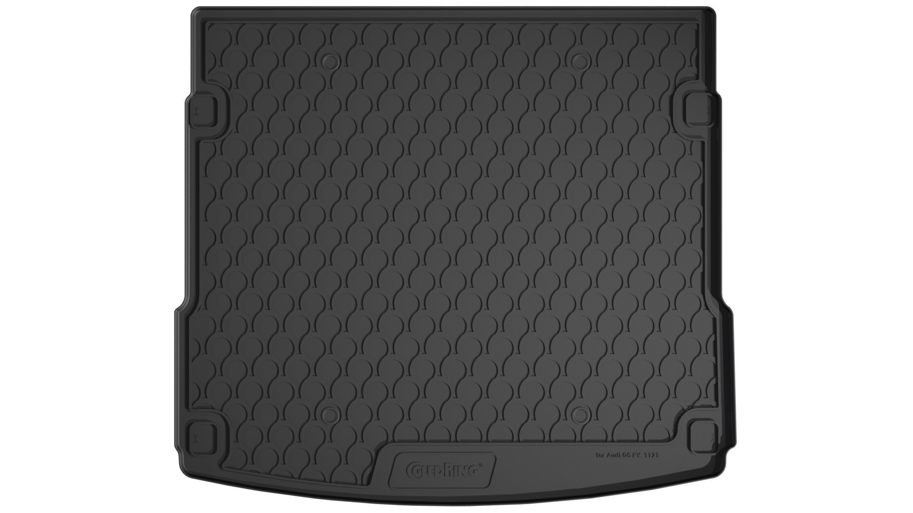 Vasca Baule Su Misura In Gomma Sintetica - Compatibile Per  Audi Q5 5p (03/17>12/24) Baule Alto, Con Rete