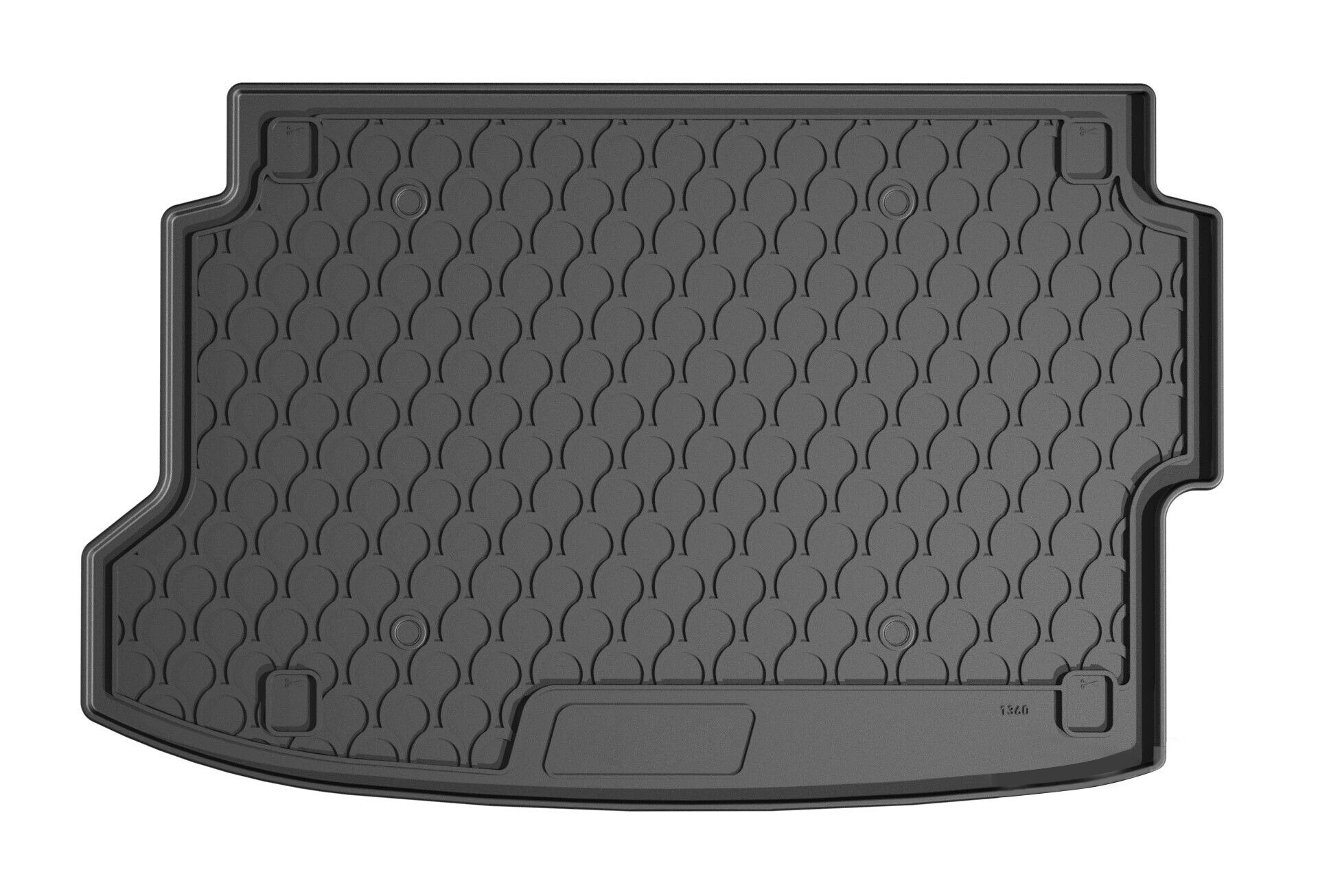 Vasca Baule Su Misura In Gomma Sintetica - Compatibile Per  Hyundai Bayon (08/21>) Baule Alto, No Subwoofer