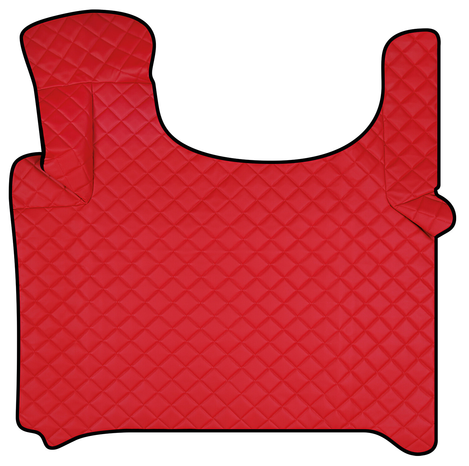 Tappeto Centrale In Skeentex - Rosso - Compatibile Per Man Tgx (07/20>)