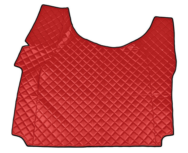 Tappeto Centrale In Skeentex - Rosso - Compatibile Per Renault T (06/13>) Cabina Night And Sleeper, Tunnel