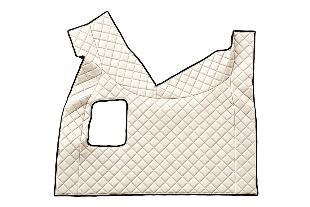 Tappeto Centrale In Skeentex - Panna - Compatibile Per Volvo Fh Serie 4 (09/12>05/21) Manuale - Volvo Fh Serie 5 (06/21>) Manuale