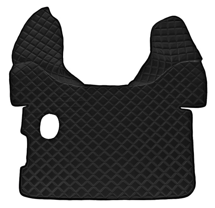 Tappeto Centrale In Skeentex - Nero - Compatibile Per Daf Xf 105 (02/04>12/14) Manuale, Senza Webasto - Daf Xf 106 (10/12>05/21) Manuale, Senza Webas