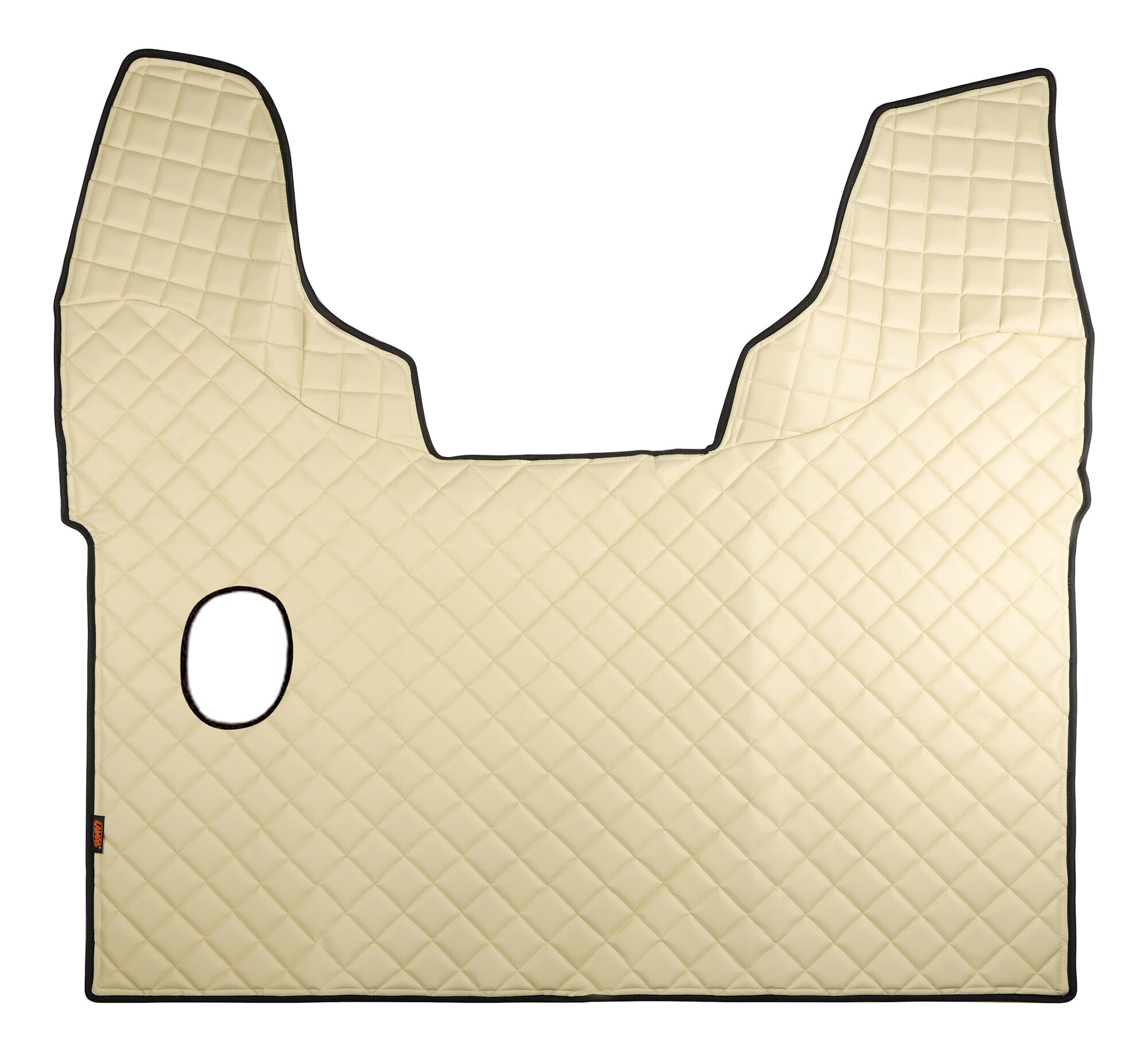 Tappeto Centrale In Skeentex - Panna - Compatibile Per Daf Xf 105 (02/04>12/14) Manuale, Senza Webasto - Daf Xf 106 (10/12>05/21) Manuale, Senza Weba