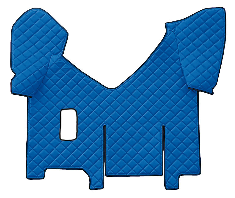 Tappeto Centrale In Skeentex - Blu - Compatibile Per Iveco Stralis (08/02>12/12) Manuale, Cabina Larga, Frigo Scorrevole - Iveco Stralis (07/12>12/19