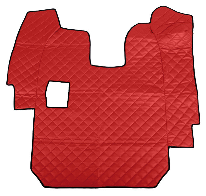 Tappeto Centrale In Skeentex - Rosso - Compatibile Per Scania R Serie 5 (03/04>08/09) Manuale