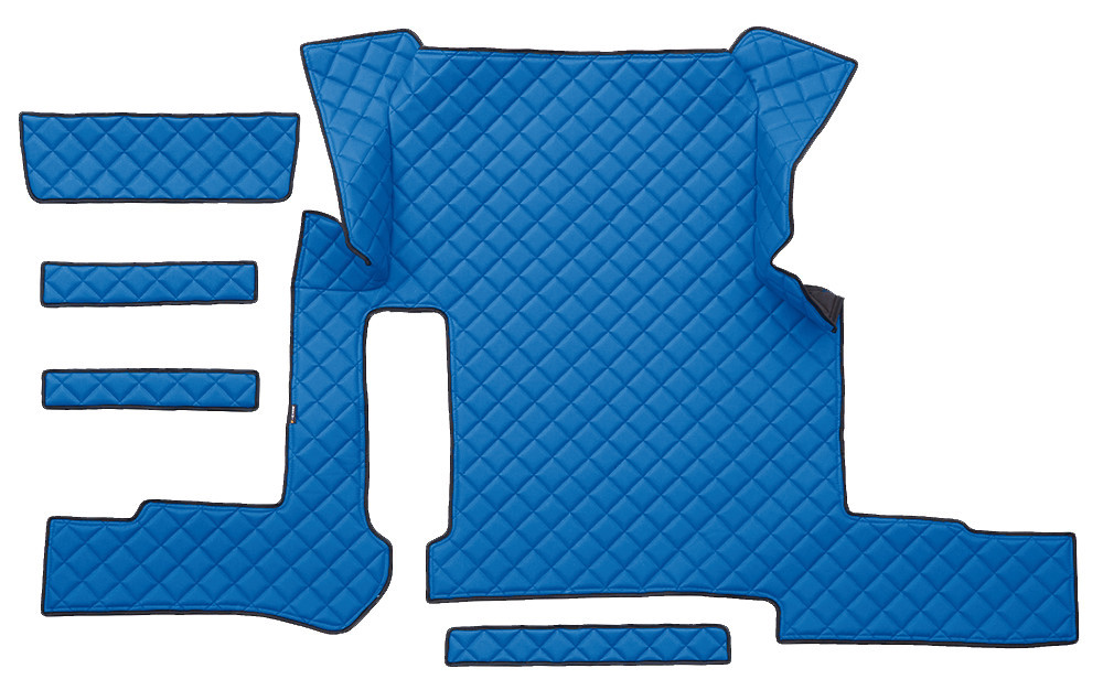 Tappeto Centrale In Skeentex - Blu - Compatibile Per Man Tgx (01/17>06/20) Manuale, 1 Cassetto