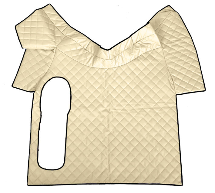 Tappeto Centrale In Skeentex - Panna - Compatibile Per Volvo Fh Serie 3 (08/02>08/12) Manuale, Leva Grande