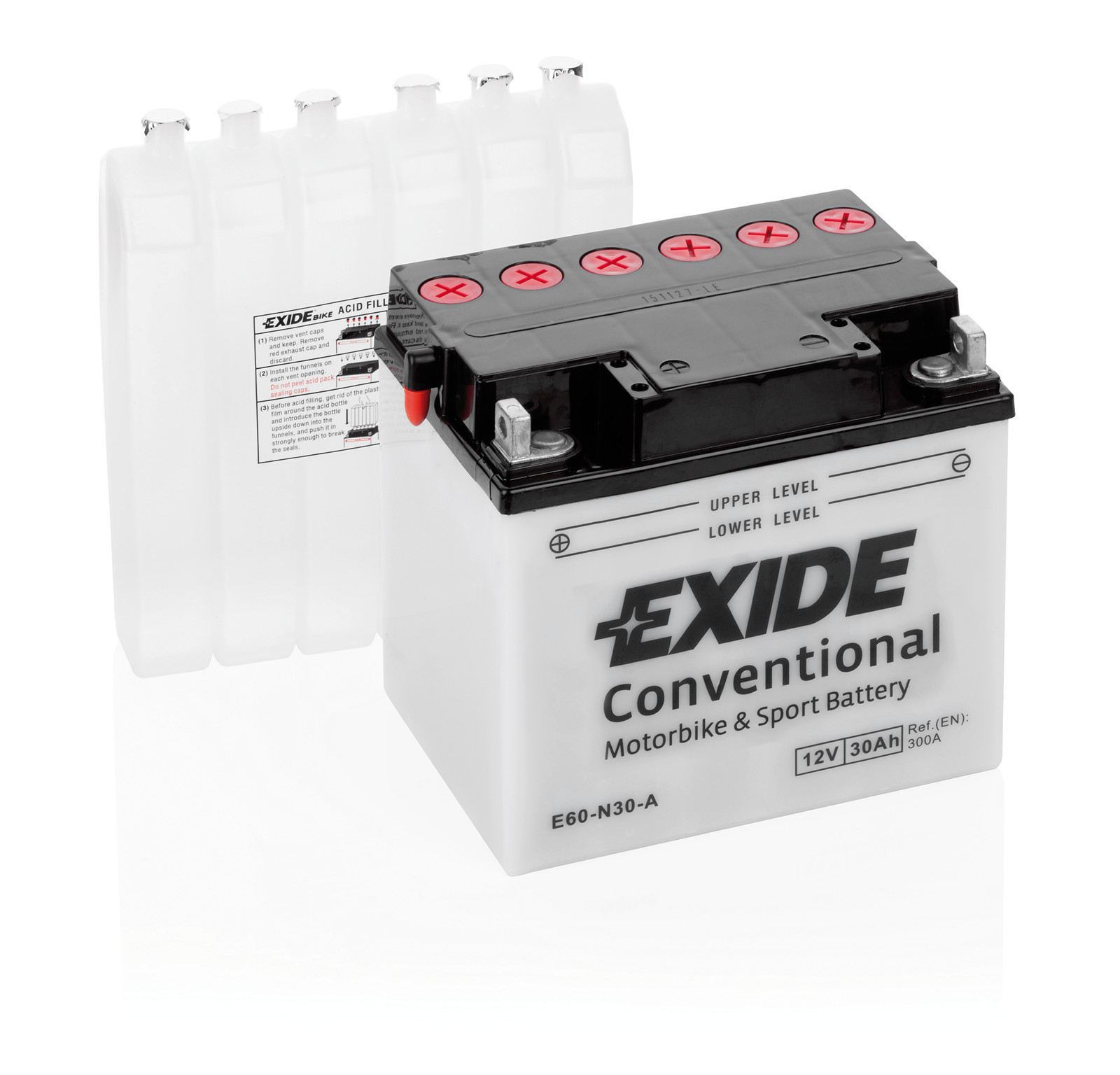 Batteria 12v - Exide Bike Conventional - 30 Ah - 300 A