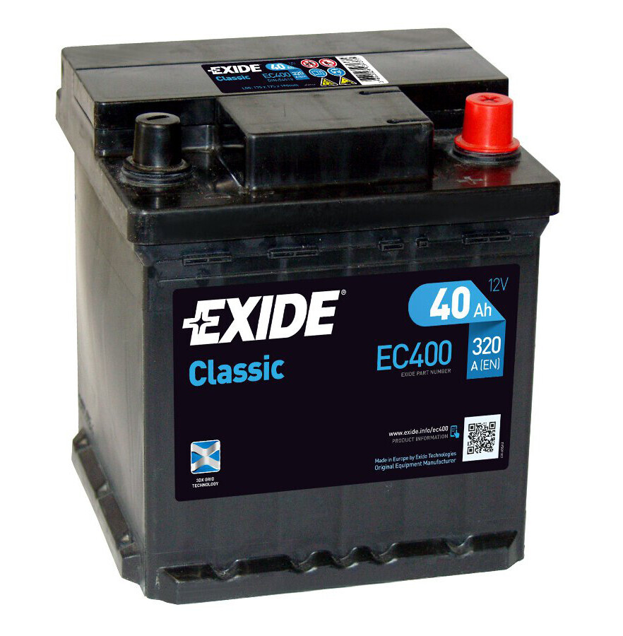 Batteria 12v - Exide Classic - 40 Ah - 320 A - L00